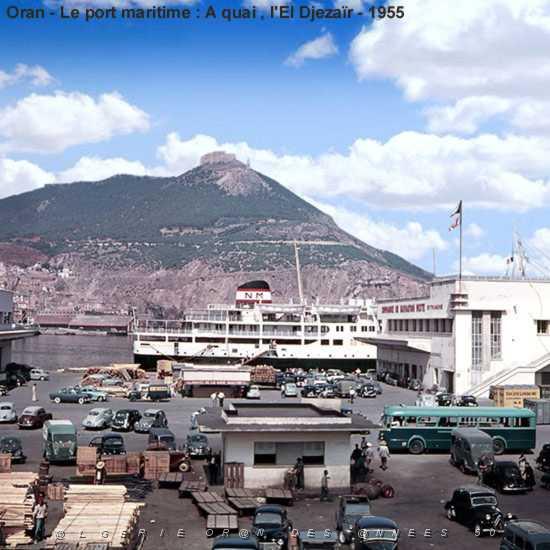 20 ORAN LE PORT MARITIME  AVEC LE EL DJEZAIR.JPG